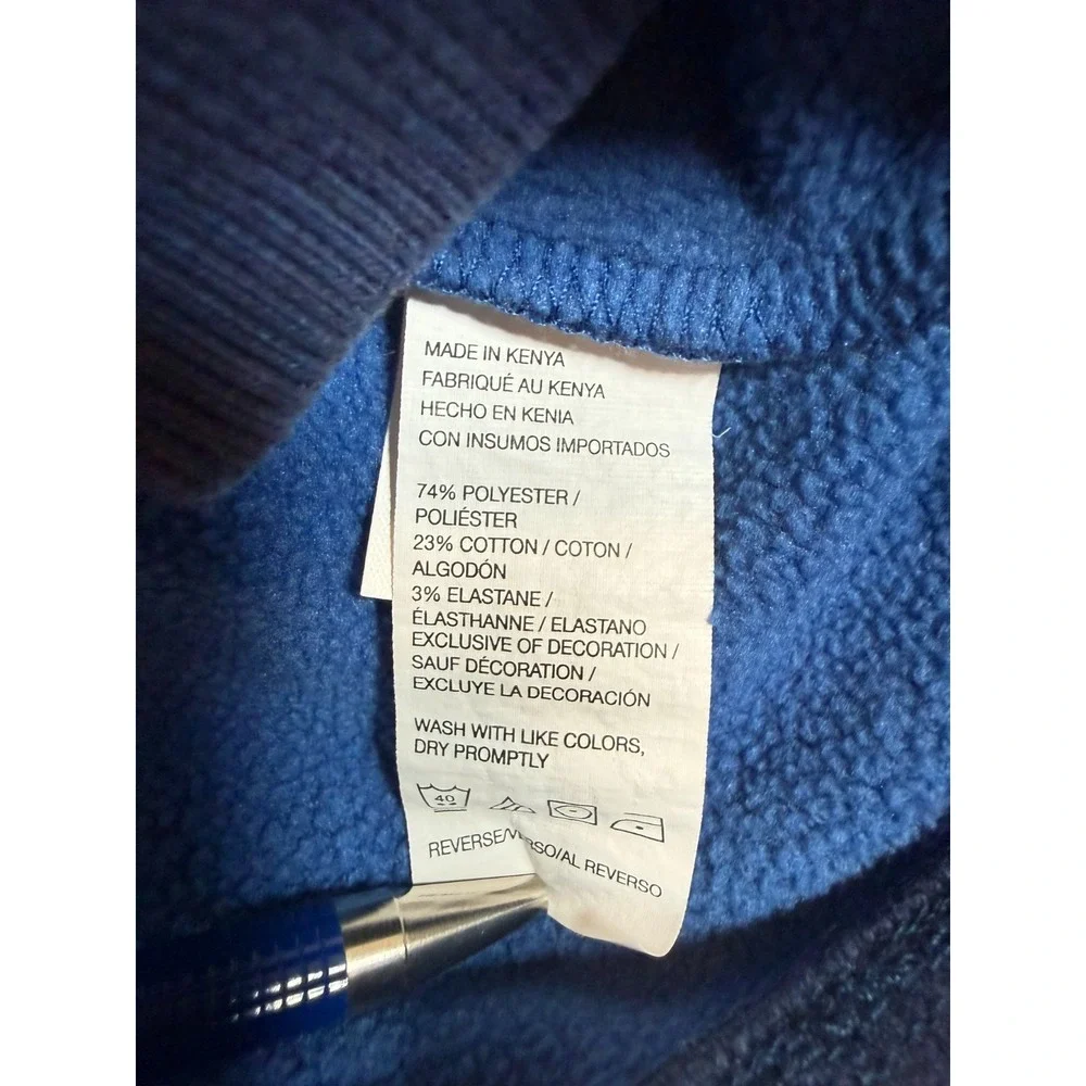 IZOD Quarter Zip Sweatshirt XL‎ Blue Advantage Performance Stretch Pullover